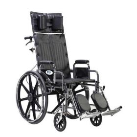 Wheelchair Full Reclining 22" W/Removable Desk Arms