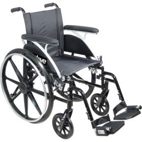 Wheelchair Ltwt Dlx K-4 w/ELR w/Flip-Bk Rem Desk Arms 12"