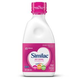 Infant Formula Similac  Soy Isomil  for Fussiness and Gas 32 oz. Bottle Ready to Use
