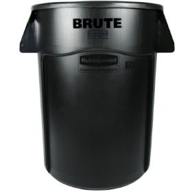 CONTAINER, WASTE RUBBERMAID BRUTE BLK 44GL (4/CT)