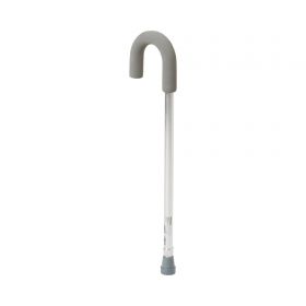 Round Handle Cane McKesson Aluminum 28-3/4 to 37-3/4 Inch Height Silver