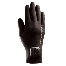 Vibration Therapy Gloves Intellinetix Full Finger Medium Wrist Length Hand Specific Pair Cotton