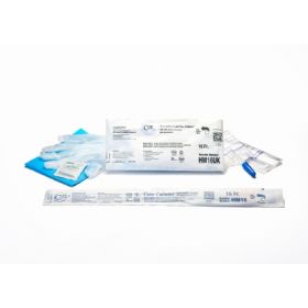 Urethral Catheter Kit Cure Catheter U-Shape Straight Tip 16 Fr. Hydrophilic Coated PVC