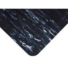 Anti-Fatigue Floor Mat Sof-Tyle Marble Mat 2 X 3 Foot Marbled Blue Rubber