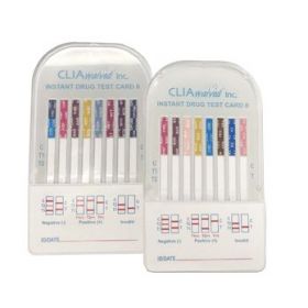 Drugs of Abuse Test CLIAwaived 12-Drug Panel AMP, BAR, BUP, BZO, COC, mAMP/MET, MDMA, MTD, OPI, OXY, PCP, THC Urine Sample 25 Tests