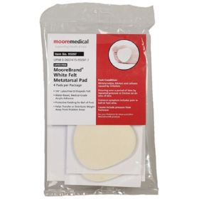 Metatarsal Cushion McKesson Pedi Pads Adhesive
