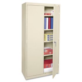 Storage Cabinet Alera Stand Alone Industrial Grade Steel No drawers 4 Shelves Three Point Locking System