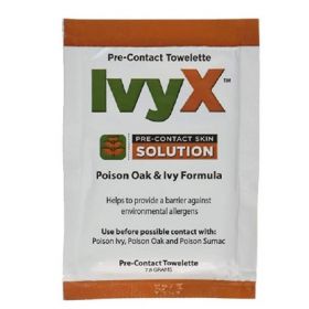 Itch Relief IvyX Pre-Contact Towelette 25 per Box Individual Packet