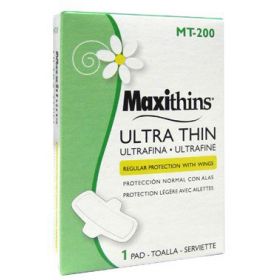 Feminine Pad Maxithins Ultra-thin Maxi with Wings Regular Absorbency