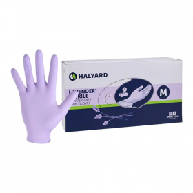 Gloves exam lavender nitrile powder-free nitrile 9.5 in medium lavender 250/bx, 10 bx/ca, 1118088bx