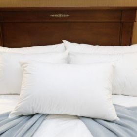 Bed Pillow Medium 20 X 26 Inch White Reusable, 1125096