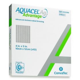 Silver Dressing Aquacel Ag Advantage 4 X 5 Inch Rectangle Sterile