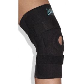 Knee Brace AirPro Sports Hinged Knee Brace 4X-Small D-Ring / Hook and Loop Strap Closure 7 to 8 Inch Knee Circumference Left or Right Knee