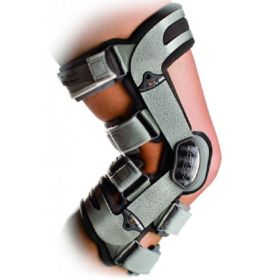 Medial Knee Brace OA Adjuster 3 3X-Large D-Ring / Hook and Loop Strap Closure 29-1/2 to 32 Inch Thigh Circumference Left Knee