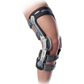 ACL Knee Brace A22 Custom Brace Small D-Ring / Hook and Loop Strap Closure 15-1/2 to 18-1/2 Inch Thigh Circumference / 12 Inch Calf Circumference Right Knee