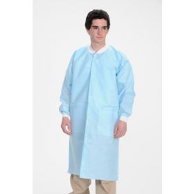Lab Coat ValuMax Extra Safe Sky Blue Small Knee Length Limited Reuse 1133696M