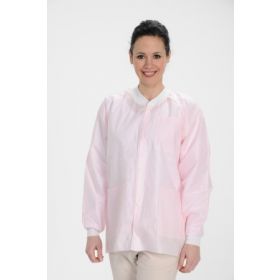 Lab Jacket ValuMax Extra-Safe Pink 2X-Large Hip Length Limited Reuse