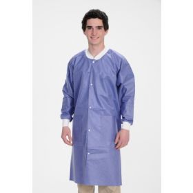 Lab Coat ValuMax Extra-Safe Blueberry X-Small Knee Length Limited Reuse