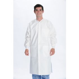 Lab Coat ValuMax Extra Safe White X Large Knee Length Limited Reuse 11338172XL