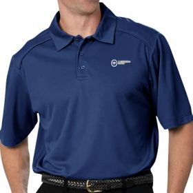 Polo Shirt Medium Navy Blue Short Sleeves Male
