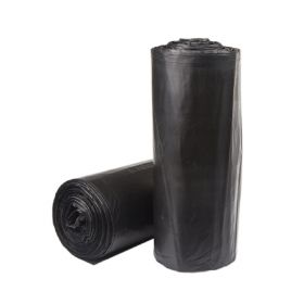 Trash Bag McKesson 12 to 16 gal. Black LLDPE 0.40 Mil. 24 X 32 Inch Star Seal Bottom Coreless Roll