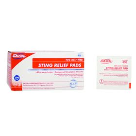 Sting and Bite Relief Dukal Wipe Individual Packet