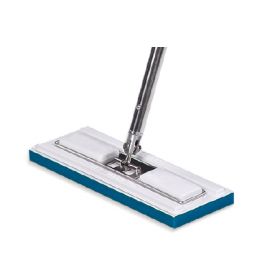 Cleanroom Wet Mop Pad Contec Klean Max Sealed Edge Large White Microfiber / Polyester Disposable 1140473