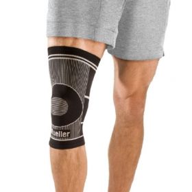 Knee Sleeve Mueller Sport Care Small / Medium Pull-On 12 to 15-1/2 Inch Knee Circumference Left or Right Knee