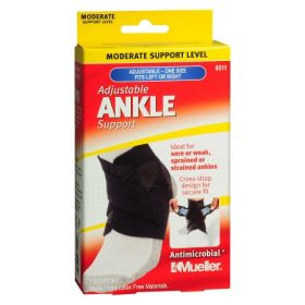 Ankle Support Mueller Sport Care One Size Fits Most Hook and Loop Strap Closure Left or Right Foot

