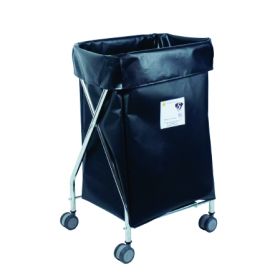 Narrow Hamper with Bag 4 Casters