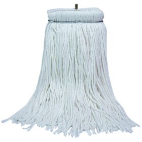 Wet String Mop Head ABCO Cut-end White Rayon Reusable