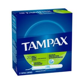 Tampon Tampax Pearl Smooth Super Absorbency Plastic Applicator Individually Wrapped