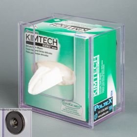 Wipe Dispenser Clear PETG Manual 1 Box Magnetic Mount