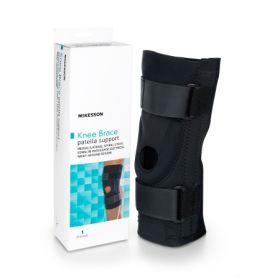 Knee Brace McKesson Large Pull-On / Hook and Loop Strap with D-Rings 20-1/2 to 23 Inch Circumference Left or Right Knee