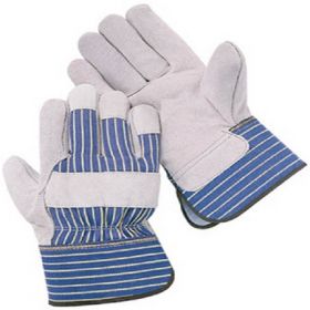 Impact Glove Full Finger Large Blue / White Hand Specific Pair