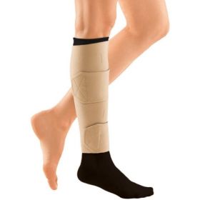 Compression Wrap circaid juxatalite HD Lower Leg Medium  Full Calf  Short Tan Open Toe 1163747
