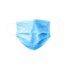 Procedure Mask Pleated Earloops One Size Fits Most Blue NonSterile ASTM Level 1 1164244 BX/50