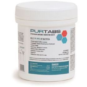 PurTabs Surface Disinfectant Broad Spectrum Tablet 3.3 Gram Jar Scented NonSterile