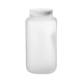 General Purpose Bottle Nalgene Square / Wide Mouth PPCO / Polypropylene 4 Liter