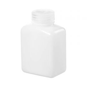 General Purpose Bottle Nalgene Rectangular / Wide Mouth HDPE / Polypropylene 250 mL (8 oz.)