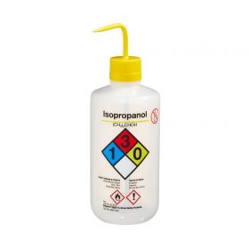 Safety Wash Bottle Nalgene Right-to-Know Isopropanol Label / Narrow Mouth LDPE / Polypropylene 1,000 mL (32 oz.)
