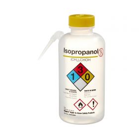 Safety Wash Bottle Nalgene Right-to-Know Isopropanol Label / Vented LDPE / Polypropylene 500 mL (16 oz.)