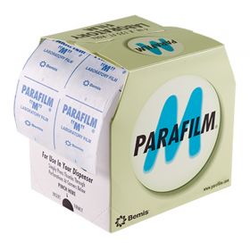 Parafilm M Sealing Film 4 Inch Width X 125 Foot Roll Length, Natural For use with Test Tubes, Beakers, Vials, Petri Dishes, Flasks