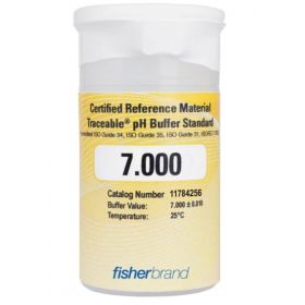 Neutral Buffer Fisherbrand Traceable pH Buffer Certified Reference Material pH 7.0 6 X 100 mL