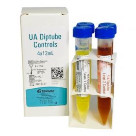 Urine Chemistry Control Set Germaine Glucose, Bilirubin, Ketone, Specific Gravity, Blood, pH, Protein, Urobilinogen and Leukocytes Level 1, 2 4 X 12 mL