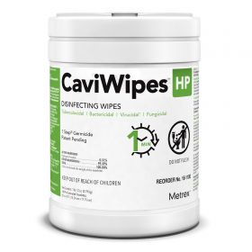 CaviWipes HP Surface Disinfectant Cleaner Peroxide Based Manual Pull Wipe 160 Count Canister Scented NonSterile