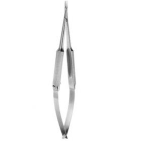 Micro Tying Forceps V. Mueller 4-1/2 Inch Length Surgical Grade Stainless Steel NonSterile NonLocking Thumb Handle Straight 5 mm Fine Tips