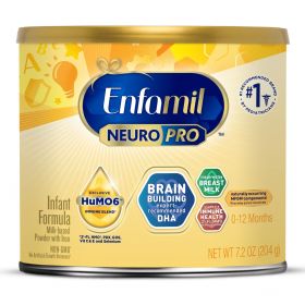 Infant Formula Enfamil NeuroPro Unflavored 7.2 oz. Can Powder Milk-Based