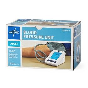 Digital Blood Pressure Monitor Medline Adult Cuff Nylon Cuff Desk Model