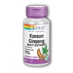 Solaray, Korean Ginseng Root Extract, 535 Mg, 60 Caps